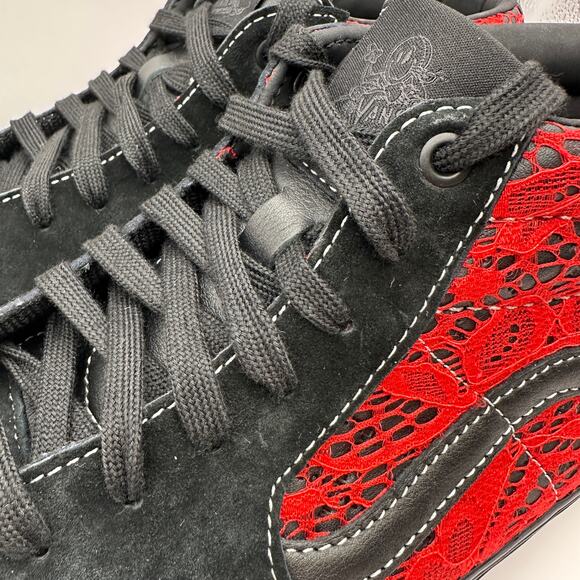 VANS X PREMIER MEN\'S 7.5 SKATE GROSSO MID BLACK HI RISK RED RARE LIMITED EDITION main image 8